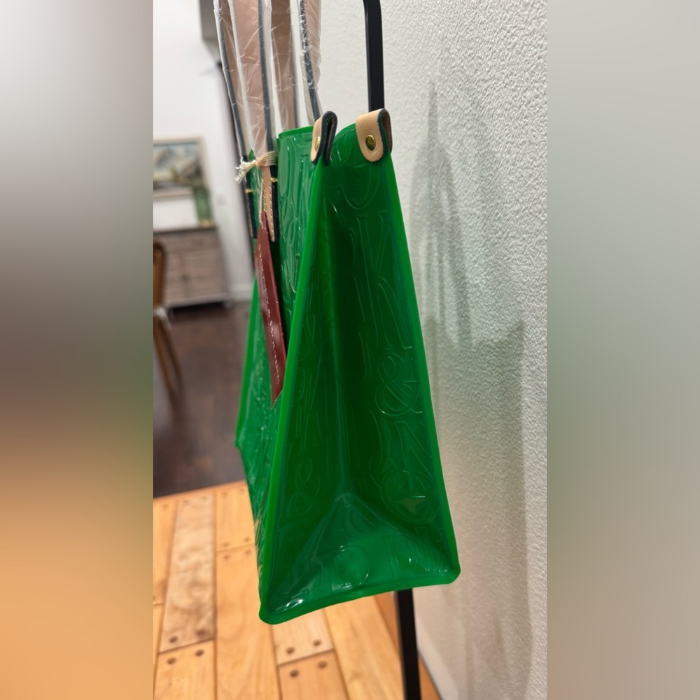 Dooney and Bourke Green Shopper Tote - Picture 4 of 5